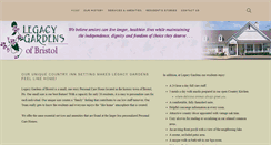 Desktop Screenshot of legacygardens.org