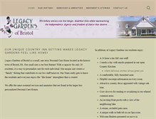 Tablet Screenshot of legacygardens.org